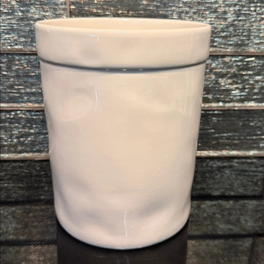 Rae Dunn 'Grandma's Kitchen' Utensil Holder Large Crock Jar Ceramic Pottery